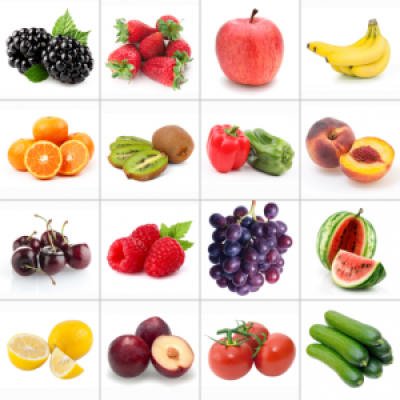 Speelmat Bee/Blue-Bot Fruit